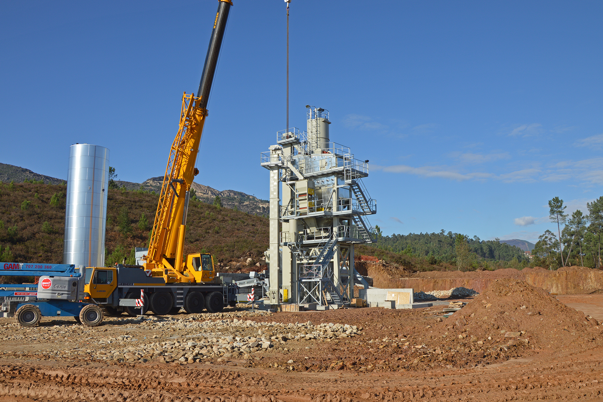 Treea Machinery Asphalt Plants Batch Mixing 01