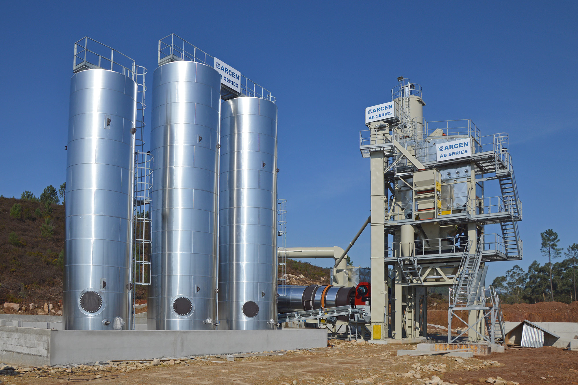 Treea Machinery Asphalt Plants Batch Mixing 03