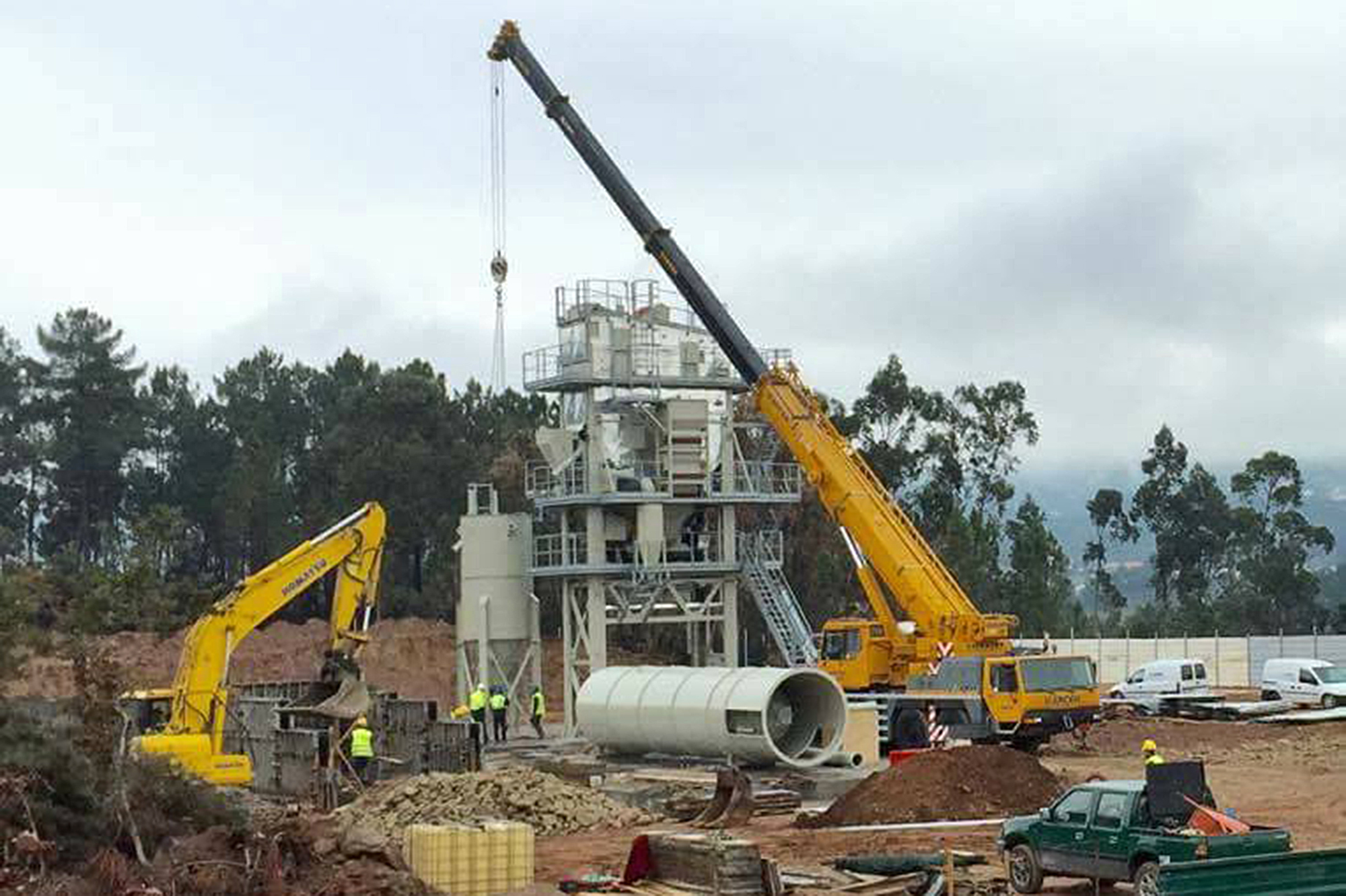 Treea Machinery Asphalt Plants Batch Mixing 06